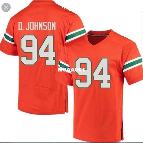 001 miami hurricanes #94 dwayne johnson real full embroidery college jersey size s-4xl or custom any name or number jersey, Black
001 miami hurricanes #94 dwayne johnson real full embroidery college jersey size s-4xl or custom any name or number jersey, Black