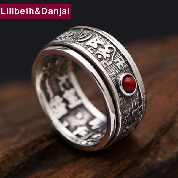 cluster rings red gem buddhist heart sutra ring 100% real 925 sterling silver jewelry men women rotatable wedding gift gy17, Golden;silver
cluster rings red gem buddhist heart sutra ring 100% real 925 sterling silver jewelry men women rotatable wedding gift gy17, Golden;silver