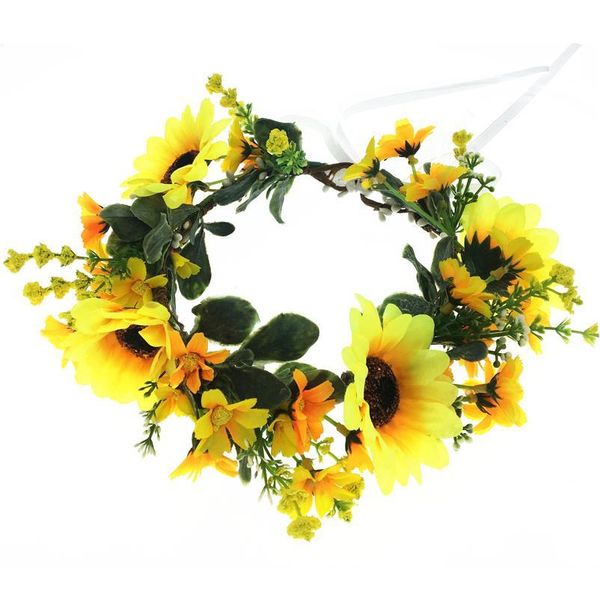 daisy flower girl's headwear women hair accessories sun flower wreath crown headband hat decoration adjustable floral qylwqi
daisy flower girl's headwear women hair accessories sun flower wreath crown headband hat decoration adjustable floral qylwqi