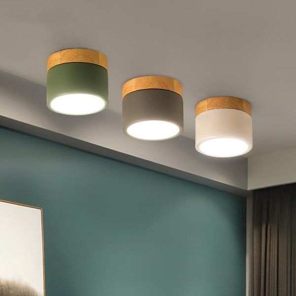 nordic led surface mounted downlight ceiling lamp 7w ac110v 220v wood iron living room aisle kitchen bedroom spot lights fixture
nordic led surface mounted downlight ceiling lamp 7w ac110v 220v wood iron living room aisle kitchen bedroom spot lights fixture