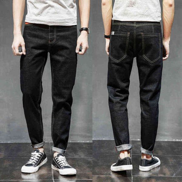 men's jeans 2021 four seasons korean casual black brand harlan men's small foot fashion versatile cowboy pants, Blue
men's jeans 2021 four seasons korean casual black brand harlan men's small foot fashion versatile cowboy pants, Blue