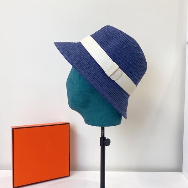 wide brim hats simplest lady straw hat summer sun fold bow beach adult, Blue;gray 
wide brim hats simplest lady straw hat summer sun fold bow beach adult, Blue;gray