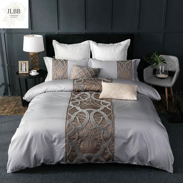 bedding sets 4/7pcs silver grey luxury egyptian cotton set california king bed embroidery duvet cover sheet pillowcases
bedding sets 4/7pcs silver grey luxury egyptian cotton set california king bed embroidery duvet cover sheet pillowcases