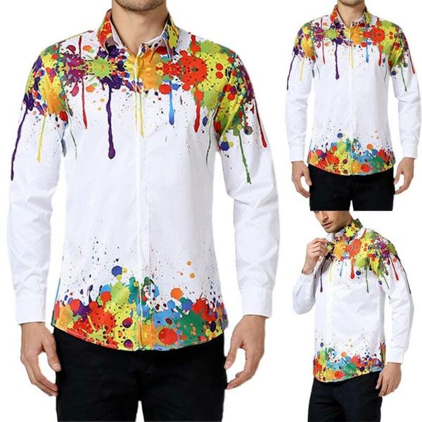 men's casual shirts mens long sleeve shirt summer blouse button-up loose print floral top, White;black
men's casual shirts mens long sleeve shirt summer blouse button-up loose print floral top, White;black