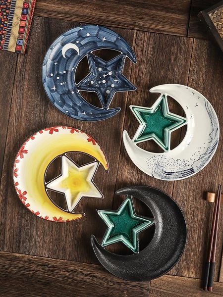 dishes & plates japanese ceramic tableware stars and moons sushi sashimi plate wind creative cold dish snack
dishes & plates japanese ceramic tableware stars and moons sushi sashimi plate wind creative cold dish snack