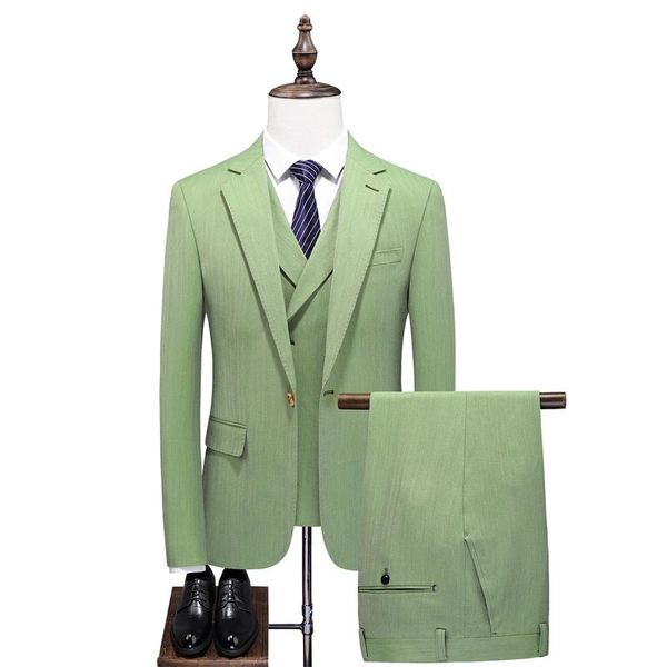 men's suits & blazers 3 pieces set costume homme mariage clothing tuxedo waistcoat male business casual wedding vest pants men suit, White;black
men's suits & blazers 3 pieces set costume homme mariage clothing tuxedo waistcoat male business casual wedding vest pants men suit, White;black