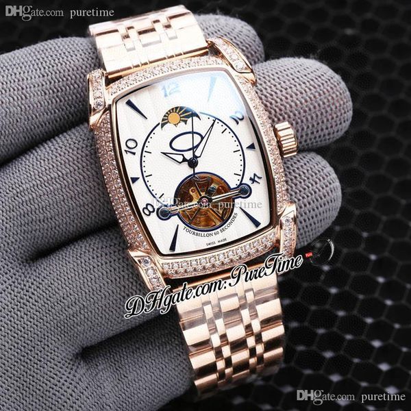 kalpa tourbillon cyclone moon phase automatic mens watch rose gold diamond bezel white dial champagne stick stainless steel bracelet jewelry, Slivery;brown
kalpa tourbillon cyclone moon phase automatic mens watch rose gold diamond bezel white dial champagne stick stainless steel bracelet jewelry, Slivery;brown