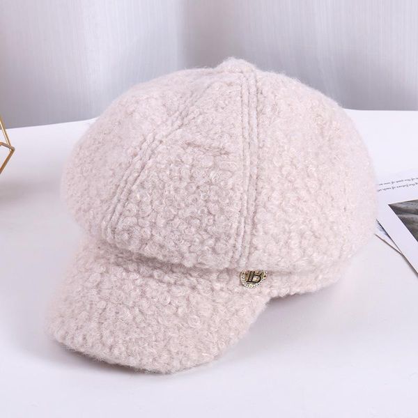 stingy brim hats autumn winter for women with button octagonal caps ladies casual woolen hat beret cap hr122304, Blue;gray
stingy brim hats autumn winter for women with button octagonal caps ladies casual woolen hat beret cap hr122304, Blue;gray