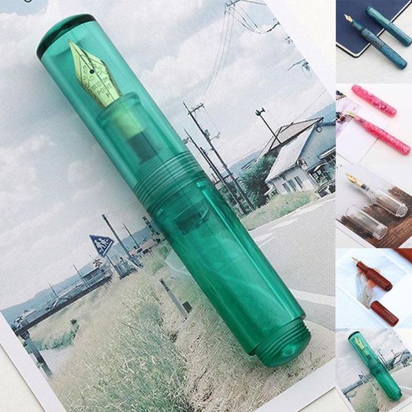 fountain pens portable short pen resin material ink iridium office school stationery f business sign student nib 0.5 w4g1
fountain pens portable short pen resin material ink iridium office school stationery f business sign student nib 0.5 w4g1