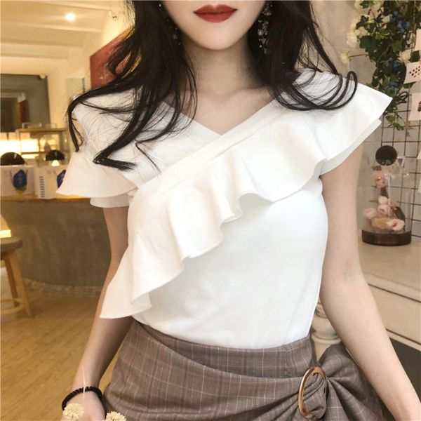elegant women blouses v neck off shoulder ruffled short sleeve blouses shirts women shirts ladies blusa feminina, Gray
elegant women blouses v neck off shoulder ruffled short sleeve blouses shirts women shirts ladies blusa feminina, Gray