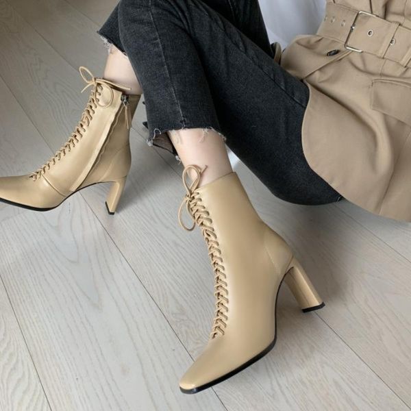 2022 women real leather boots zipper ankle boots fashion winter shoes women high heel footwear size 33-41, Black
2022 women real leather boots zipper ankle boots fashion winter shoes women high heel footwear size 33-41, Black