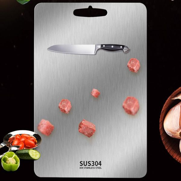 cutting board chopping block rectangle board 304 stainless steel round thickened double-sided healthy roll durable 1pcs
cutting board chopping block rectangle board 304 stainless steel round thickened double-sided healthy roll durable 1pcs
