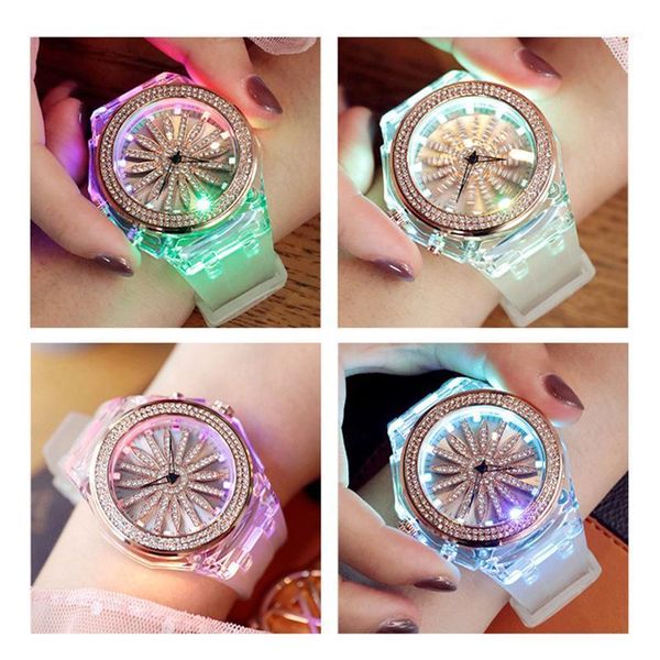 wristwatches woman quartz 360° rotating dial fashion waterproof led illuminated flower petal decorationrelogio feminino, Slivery;brown
wristwatches woman quartz 360° rotating dial fashion waterproof led illuminated flower petal decorationrelogio feminino, Slivery;brown
