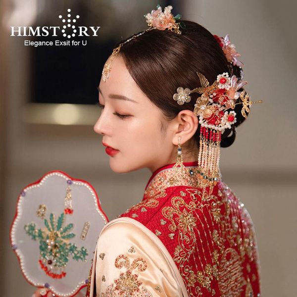 hair clips & barrettes himstory vintage chinese bridal headdress costume clear flower ancient wedding hairpin gold tassels jewelry accessori, Golden;silver
hair clips & barrettes himstory vintage chinese bridal headdress costume clear flower ancient wedding hairpin gold tassels jewelry accessori, Golden;silver