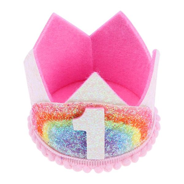 1pc party hat tiara crown hat cap party supplies for kids baby birthday celebration baby shower p props white and rainbow cr
1pc party hat tiara crown hat cap party supplies for kids baby birthday celebration baby shower p props white and rainbow cr
