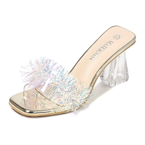 slippers women high heel 8cm plus size 34-46 shoes design sandals transparent brand, Black
slippers women high heel 8cm plus size 34-46 shoes design sandals transparent brand, Black