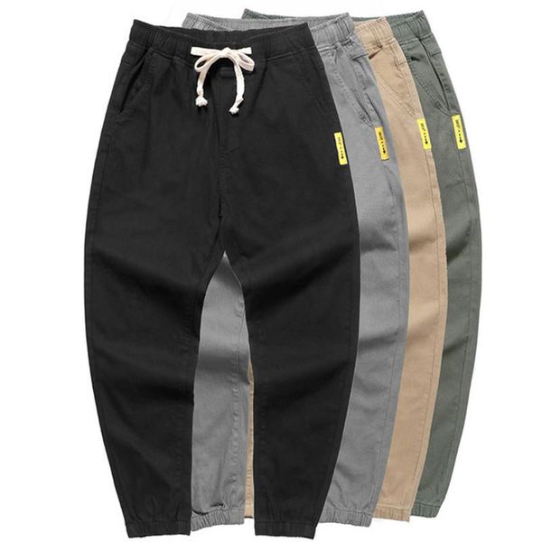 men's pants cotton harem spring autumn summer solid color drawstring elastic waist streetwear loose casual cargo trousers, Black
men's pants cotton harem spring autumn summer solid color drawstring elastic waist streetwear loose casual cargo trousers, Black