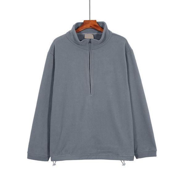 2021 autumn and winter men's hoodies half zipper stand-up collar loose trend, Black
2021 autumn and winter men's hoodies half zipper stand-up collar loose trend, Black