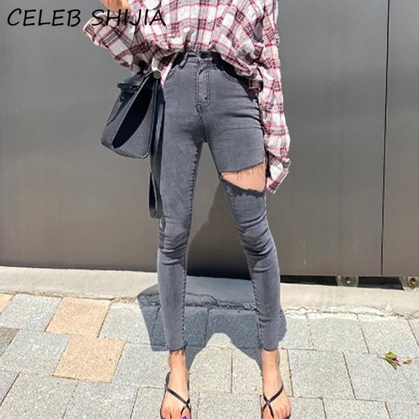 women's jeans summer woman's skinny hole gray solid high waist denim pencil pants woman korean fashion stretch casual jean 2021, Blue
women's jeans summer woman's skinny hole gray solid high waist denim pencil pants woman korean fashion stretch casual jean 2021, Blue