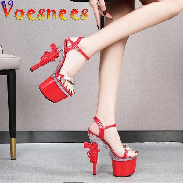 voesnees waterproof platform sandals women 2021 new summer crystal pistol heel high heels 17cm stripper heels wedding shoes, Black
voesnees waterproof platform sandals women 2021 new summer crystal pistol heel high heels 17cm stripper heels wedding shoes, Black