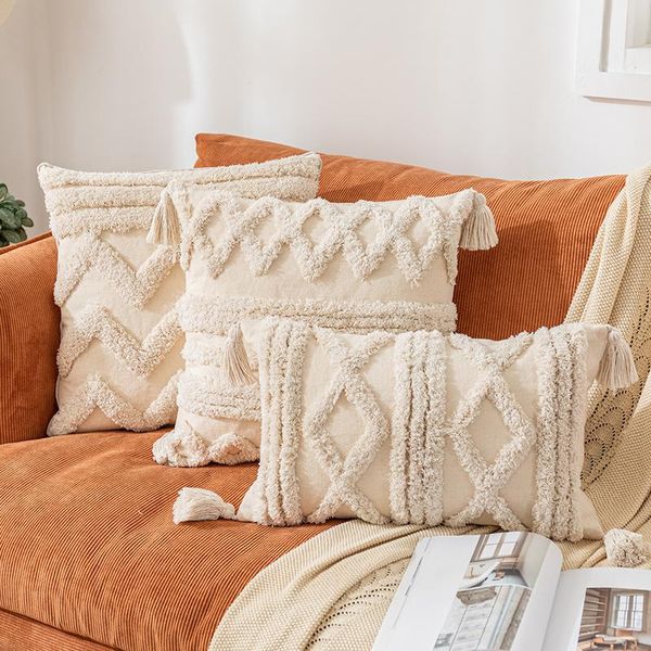 cushion/decorative pillow boho decoration cushion cover 45x45cm/30x50cm nature cotton tassels square home for living room bed
cushion/decorative pillow boho decoration cushion cover 45x45cm/30x50cm nature cotton tassels square home for living room bed