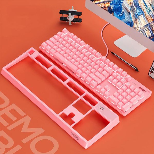 keyboards real mechanical keyboard with detachable panel luminous gaming green/black shaft for pc
keyboards real mechanical keyboard with detachable panel luminous gaming green/black shaft for pc