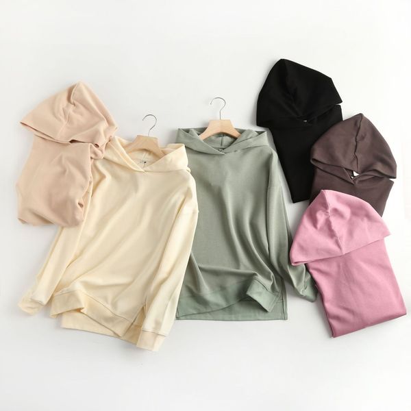 new korean women's wear loose 80% cotton hooded pullover sweatshirt 2021 winter autumn fashion lazy jumper jacket women nugn, Black
new korean women's wear loose 80% cotton hooded pullover sweatshirt 2021 winter autumn fashion lazy jumper jacket women nugn, Black