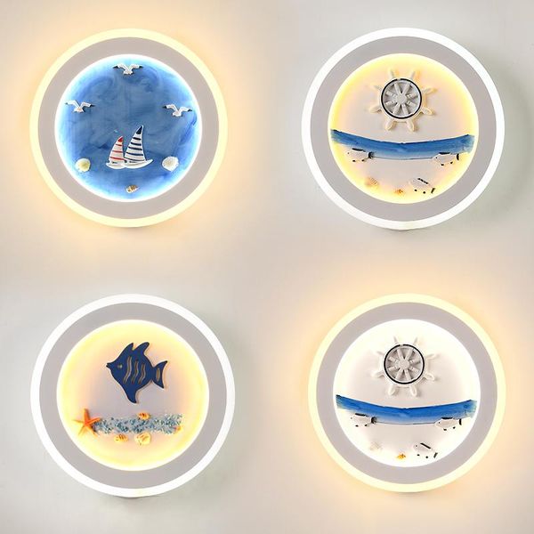 creative children room cartoon blue/white led wall sconce lamp mediterranean style boys/girls cute decoration background light
creative children room cartoon blue/white led wall sconce lamp mediterranean style boys/girls cute decoration background light
