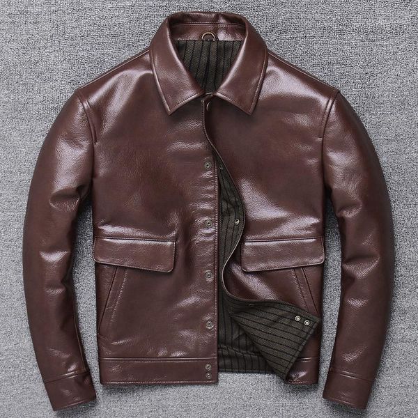 men's leather & faux autumn dajane lear man motorcycle jacket lapel cultivate fashion coat, Black
men's leather & faux autumn dajane lear man motorcycle jacket lapel cultivate fashion coat, Black