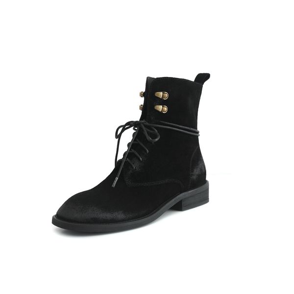 Women Shoes 2021 Spring New Genuine Leather Female Martin Boots Suede Women Booties British Lace Retro Trend Women Naked Boots, Black
Women Shoes 2021 Spring New Genuine Leather Female Martin Boots Suede Women Booties British Lace Retro Trend Women Naked Boots, Black
