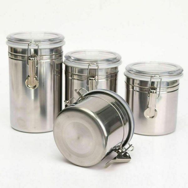storage bottles & jars stainless steel airtight sealed canister coffee flour sugar tea container
storage bottles & jars stainless steel airtight sealed canister coffee flour sugar tea container