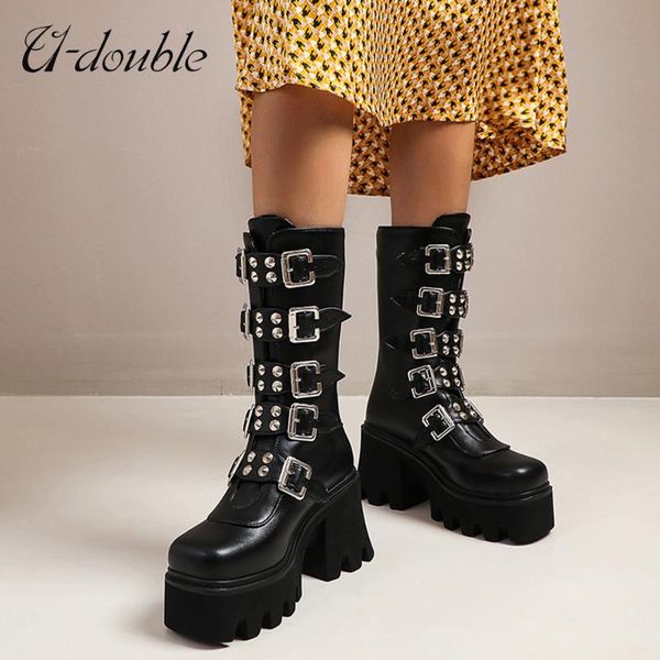 boots u-double 2021 punk women big size 43 gothic style platform black buckle strap zipper ankle fashion wedges shoes
boots u-double 2021 punk women big size 43 gothic style platform black buckle strap zipper ankle fashion wedges shoes