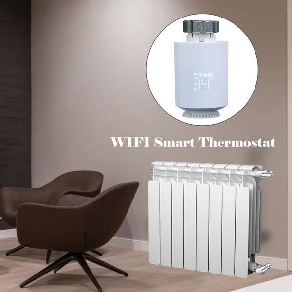 smart home control wifi zigbee3.0 radiator actuator programmable thermostatic valve temperature controller voice via alexa
smart home control wifi zigbee3.0 radiator actuator programmable thermostatic valve temperature controller voice via alexa