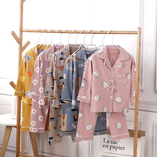 home spring autumn children's and pajamas suit girls' lapel cardigan cloth boys' underwear, Blue;red
home spring autumn children's and pajamas suit girls' lapel cardigan cloth boys' underwear, Blue;red