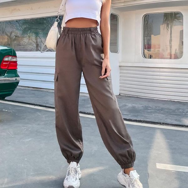 women's pants & capris women streetwear cargo 2021 pockets harem fashion solid jogger harajuku elastics high waist trousers, Black;white
women's pants & capris women streetwear cargo 2021 pockets harem fashion solid jogger harajuku elastics high waist trousers, Black;white