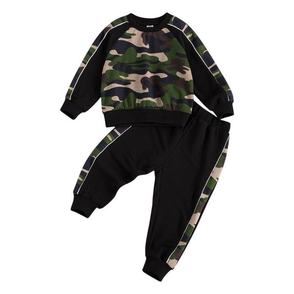 clothing sets children's kids 2 pcs fashion camouflage print outfits baby boys long sleeve round neck pullover+ patchwork trousers, White
clothing sets children's kids 2 pcs fashion camouflage print outfits baby boys long sleeve round neck pullover+ patchwork trousers, White