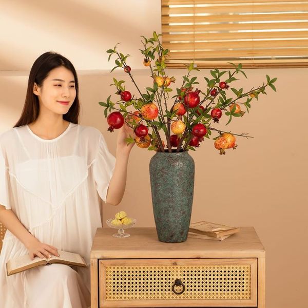 party decoration 4 heads artificial pomegranate fruit branch fake green plants wedding home living room festival christmas vase
party decoration 4 heads artificial pomegranate fruit branch fake green plants wedding home living room festival christmas vase