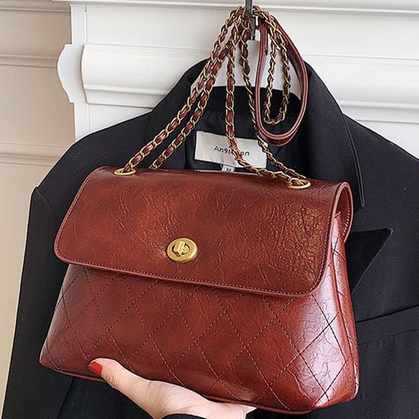 evening bags vintage pu leather ladies small shoulder women 2021 plaid hasp chain crossbody bag shopping female handbag
evening bags vintage pu leather ladies small shoulder women 2021 plaid hasp chain crossbody bag shopping female handbag