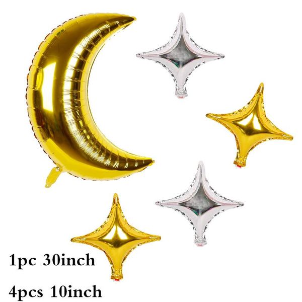 party decoration 5pcs moon four-pointed star foil balloons happy birthday year christmas baby shower decorations supplies
party decoration 5pcs moon four-pointed star foil balloons happy birthday year christmas baby shower decorations supplies