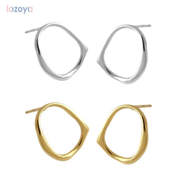 stud lozoya 925 sterling silver gold plain women fine oval circle earring irregular luxury jewelry rock punk party gift, Golden;silver
stud lozoya 925 sterling silver gold plain women fine oval circle earring irregular luxury jewelry rock punk party gift, Golden;silver