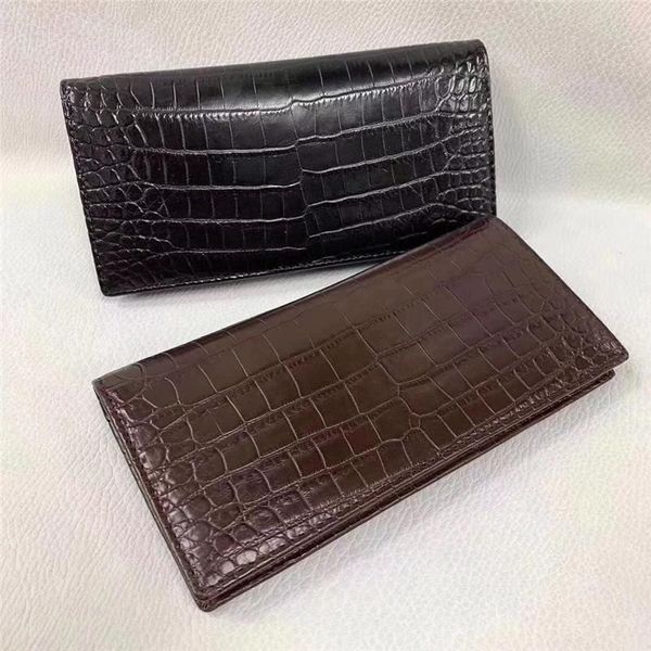 wallets one-piece genuine crocodile belly skin businessmen suits clutch wallet authentic alligator leather lining male long card purse, Red;black
wallets one-piece genuine crocodile belly skin businessmen suits clutch wallet authentic alligator leather lining male long card purse, Red;black