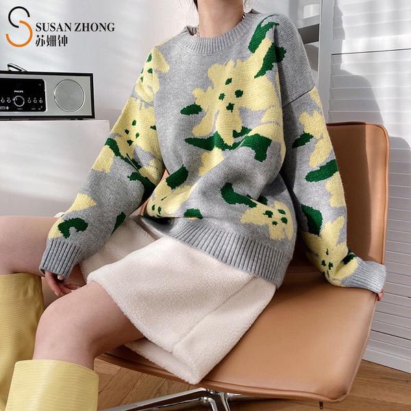 women's sweaters women pullovers female sweater ladies knitwear autumn winter round neck flower pattern floral batwing sleeve loose vi, White;black
women's sweaters women pullovers female sweater ladies knitwear autumn winter round neck flower pattern floral batwing sleeve loose vi, White;black