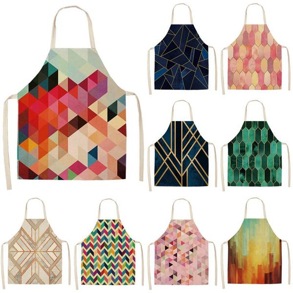 aprons color geometric printed kitchen for woman man home cooking baking shop cleaning cotton linen apron nordic
aprons color geometric printed kitchen for woman man home cooking baking shop cleaning cotton linen apron nordic