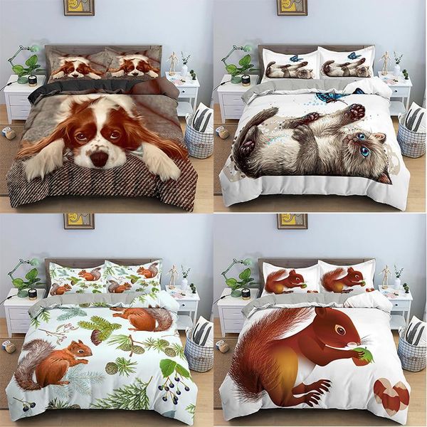 bedding sets squirrel dog pattern duvet cover set bedclothes twin//king size bed room for kids comforter
bedding sets squirrel dog pattern duvet cover set bedclothes twin//king size bed room for kids comforter