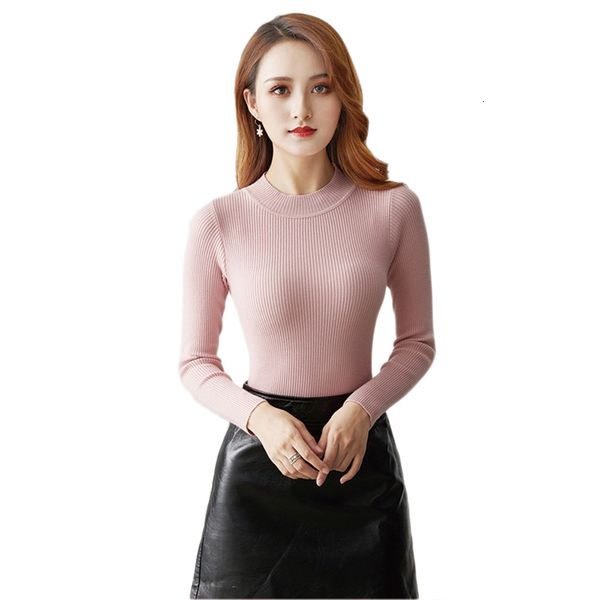 2021 new woman sweaters autumn winter casual half turtleneck long sleeve knitting female jumpers slim fit basic sweater awsl, White;black
2021 new woman sweaters autumn winter casual half turtleneck long sleeve knitting female jumpers slim fit basic sweater awsl, White;black