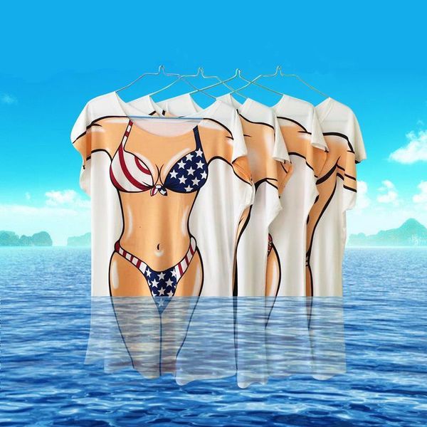 noveity summer tshirt women funny bikini print cover up night club party beach t-shirt woman modal t shirt, White
noveity summer tshirt women funny bikini print cover up night club party beach t-shirt woman modal t shirt, White