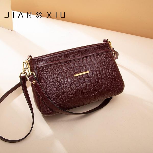 shoulder bags leather bag women's 2021 soft messenger middle aged mother's casual one small