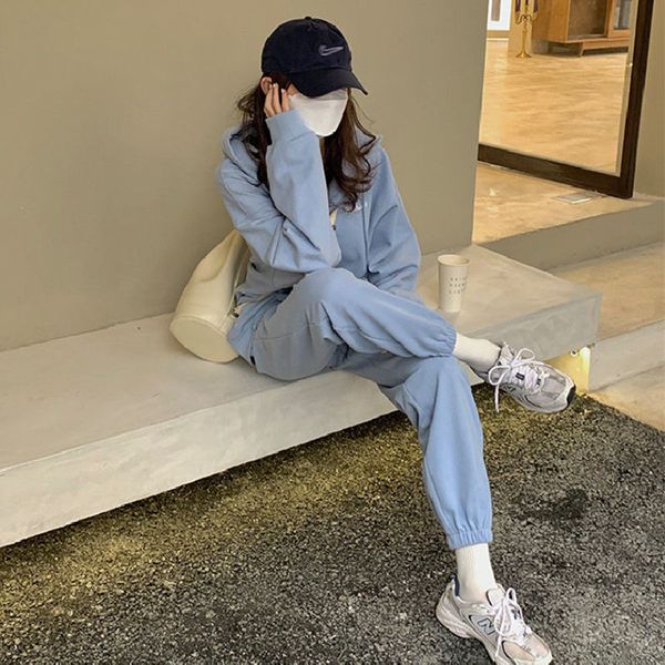 new womens tracksuit suit ins trend student fashion hoodies loose and thin sportswear casual two-piece tracksuit running suit, Black;white
new womens tracksuit suit ins trend student fashion hoodies loose and thin sportswear casual two-piece tracksuit running suit, Black;white