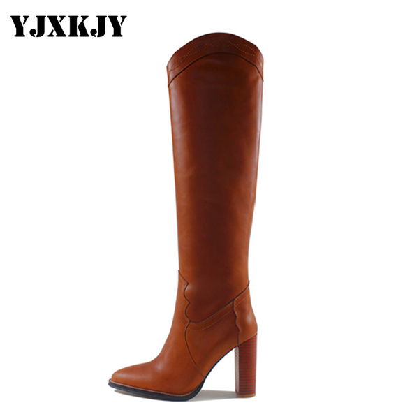 boots yjxkjy size 41 42 43 fashion genuine leather knee high ladies thick high-heeled knight for women straight, Black
boots yjxkjy size 41 42 43 fashion genuine leather knee high ladies thick high-heeled knight for women straight, Black