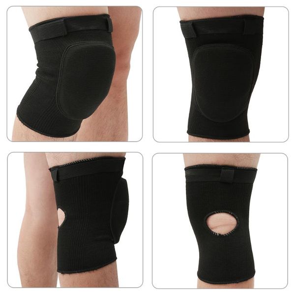 elbow & knee pads 1pc sport pad elastic sponge thickened kneepad compression brace fitness gear basketball volleyball protector, Black;gray
elbow & knee pads 1pc sport pad elastic sponge thickened kneepad compression brace fitness gear basketball volleyball protector, Black;gray